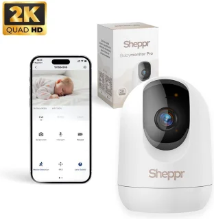 Sheppr Babyfoon Camera 2K Ultra HD Wifi Wit