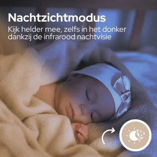 Sheppr Babyfoon Camera 2K Ultra HD Wifi Wit