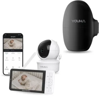 Slaapcomfort pakket – babyfoon met camera en baby rocker