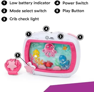 Slaapgeluiden Projector Nachtlampje voor Baby's