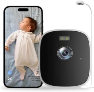 Slimme babyfoon – babyfoon met ademhalingsmonitor – wit