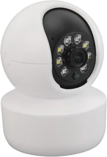 Slimme babyfoon, wifi-camera voor binnen, wit