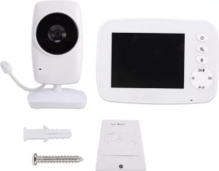 Slimme Draadloze Babymonitor 3,2 inch HD met 4 Camera's