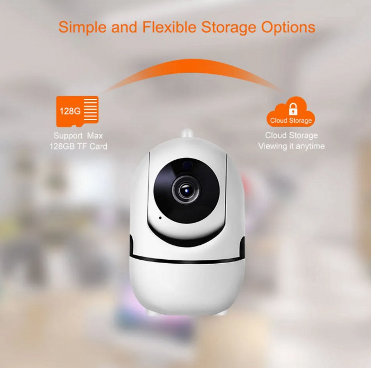 Smart 1080P Mini Babyfoon WiFi IP Camera