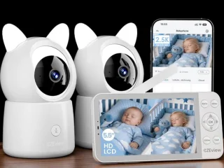 SnelShoppen 2.5k baby monitor met camera