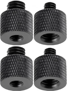 SnelShoppen 4 stuks statiefadapters 1/4 en 3/8 inch