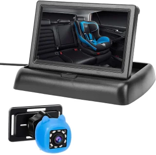 SnelShoppen Autocamera voor baby's 4,3 inch monitor met nachtzicht