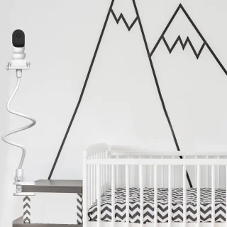 SnelShoppen - baby camera monitor houder voor Owlet camera - flexibele monitorsteun 85 cm