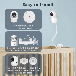 SnelShoppen - baby monitor bevestigingsbeugel voor baby camera