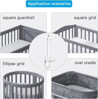 SnelShoppen - baby monitor clip houder voor beveiligingscamera, 2K indoor camera, wifi baby monitor