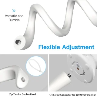 SnelShoppen baby monitor holder voor SM35PTZ en meeste babyfoons, wit