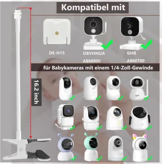 SnelShoppen baby monitor houder voor babycamera’s