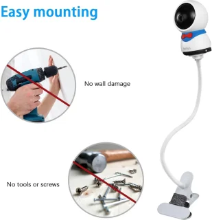 SnelShoppen baby monitor houder voor BOIFUN Baby Monitor 2S/5S/6T/VB805 & ieGeek Baby 1T/DEATTI BM101-M