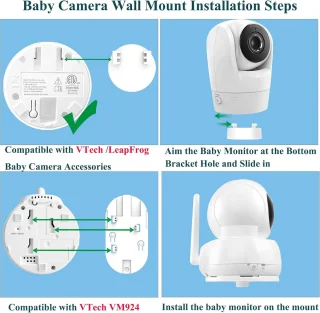SnelShoppen baby monitor houder voor Vtech en Leapfrog