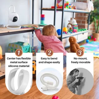 SnelShoppen baby monitor houder wit