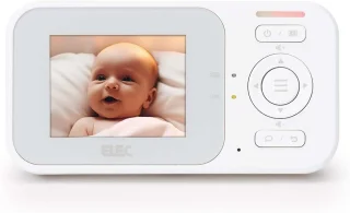 SnelShoppen baby monitor met camera en 2.4-inch kleurenbeeldscherm