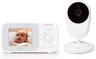 SnelShoppen baby monitor met camera en 2.4-inch kleurenbeeldscherm