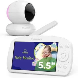 SnelShoppen Baby Monitor met Camera en Nachtlampje