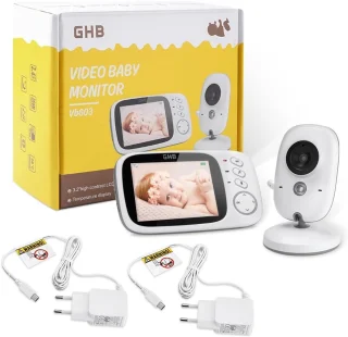 SnelShoppen babyfoon camera 3,2 inch lcd kleur