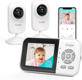 SnelShoppen babyfoon met camera en audio