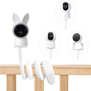 SnelShoppen babyfoonhouder voor babycamera en mobiele telefoon, verstelbare flexibele camerastandaard 18,4 inch