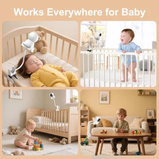SnelShoppen babyfoonstandaard clip type