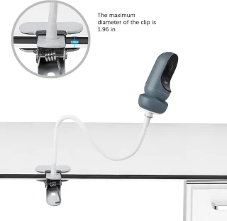 SnelShoppen Clip-houder voor Owlet Cam 2 / Owlet Cam Slimme Baby Monitor - Zwart