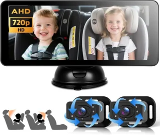 SnelShoppen dual baby car camera