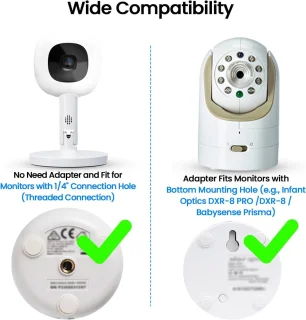 SnelShoppen - flexibele baby monitor beugel voor crib
