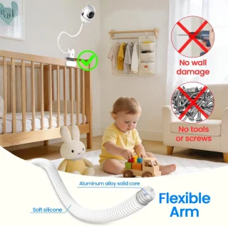 SnelShoppen - flexibele baby monitor beugel voor crib