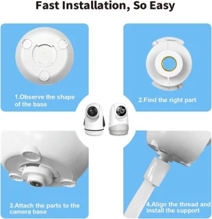 SnelShoppen flexibele baby monitor houder voor ledikant