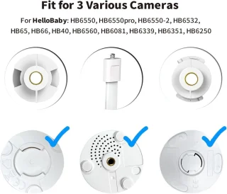 SnelShoppen flexibele baby monitor houder voor ledikant