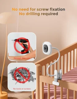 SnelShoppen flexibele baby monitor houder voor Nanit Pro