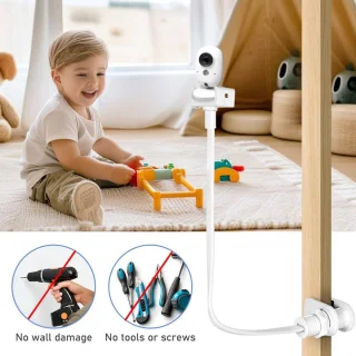 SnelShoppen - flexibele babyfoonhouder klemtype 70m