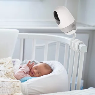 SnelShoppen - Flexibele babymonitorhouder voor babyfoon met camera, wit