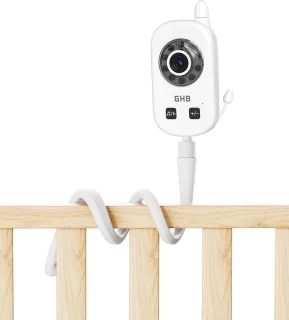 SnelShoppen - Flexibele Houder Geschikt voor Baby Monitor, Camera, Video, 2.4GHz, Beugel voor GHB Baby Monitor, Camera 5 inch, 720 HD Model 2023 - Gem