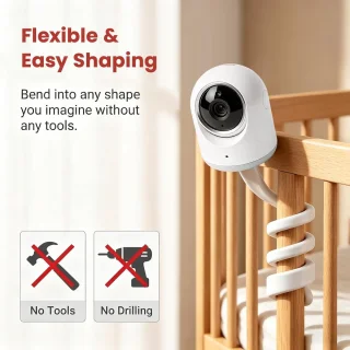 SnelShoppen flexibele houder voor babycamera en babymonitor - TP-Link Tapo Pan/Tilt