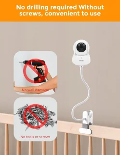 SnelShoppen flexibele swivel mount voor baby monitor