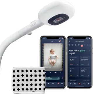 SnelShoppen Pro babyfoon met camera, floor stand en ademband