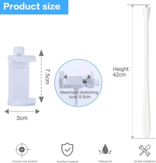 SnelShoppen - Universele Baby Camera Houder voor Baby Monitor - Flexibele Montagebeugel