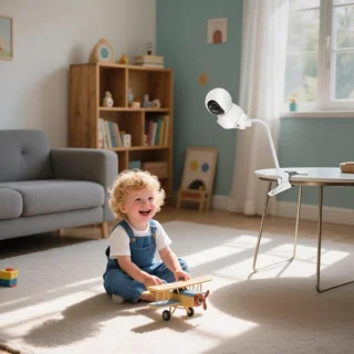 SnelShoppen - universele babyfoonstandaard, clip type