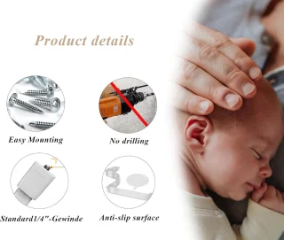 SnelShoppen universele babymonitorhouder