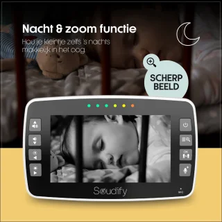 Soudify 360 Babyfoon met Camera Baby Monitor