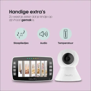 Soudify 360 Babyfoon met Camera Baby Monitor