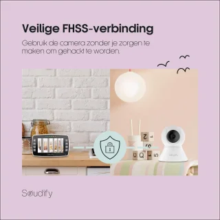 Soudify 360 Babyfoon met Camera Baby Monitor
