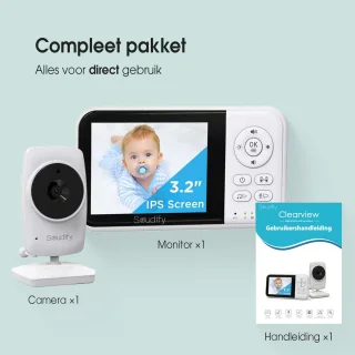Soudify ClearView Babyfoon met camera