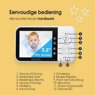 Soudify ClearView Babyfoon met camera