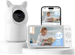 SP babyfoon met camera wit