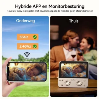 Split-Screen AI babyfoon duopack