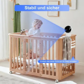 Standaard babyfoonhouder voor wieg en kinderkamer